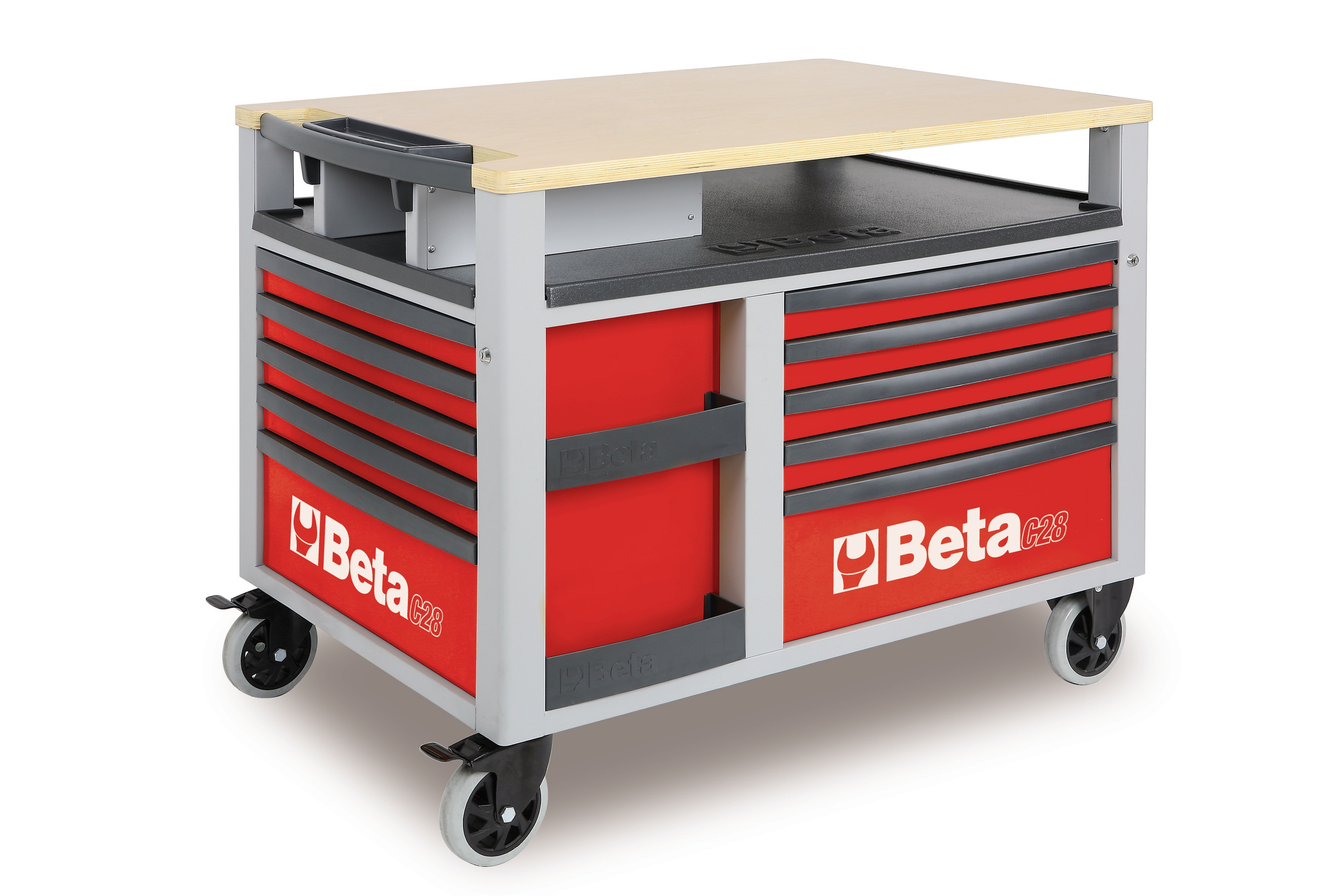 Beta Tools C 28 Tool Trolley With Worktop